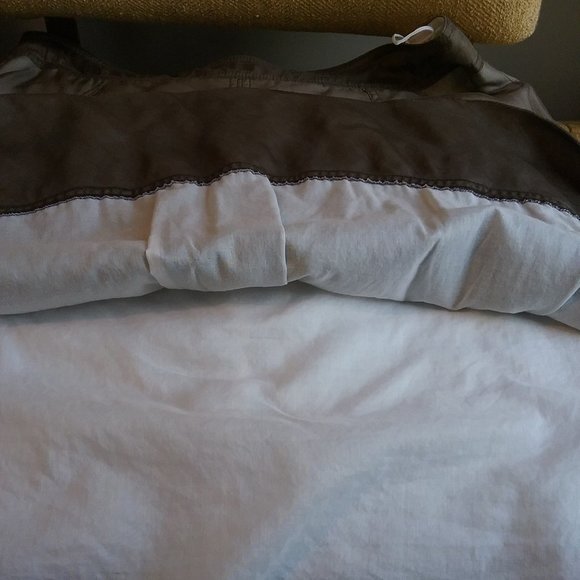 Hugo Boss Skirt | A-line Brown Sheer Overlay | 10 - Picture 8 of 12